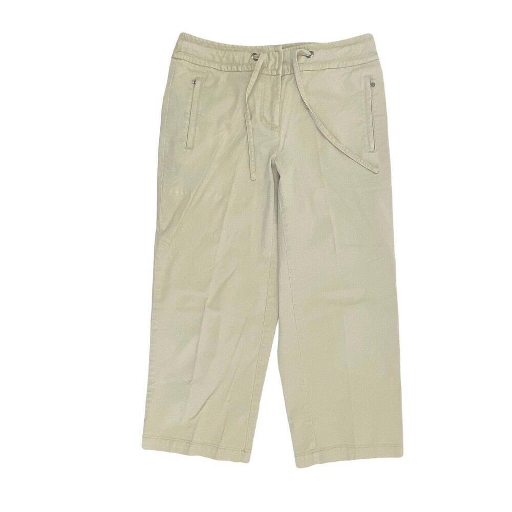 Liz Claiborne Cropped Women's size 8 Khaki Beige Chino pants